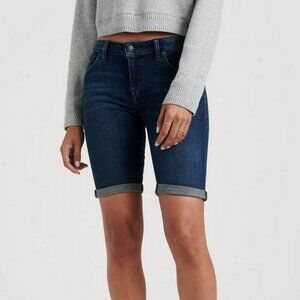 Lucky Brand Women's Blue Denim Bermuda Shorts - Size 2/26 - NWT